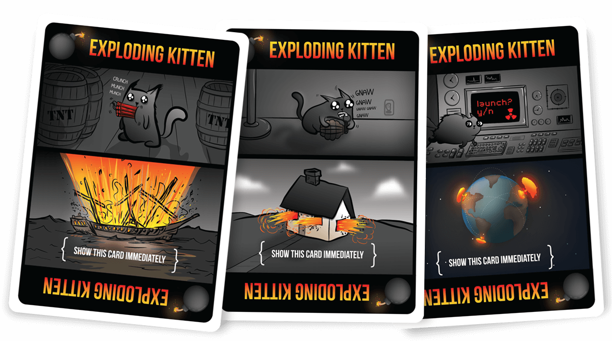 Exploding Kittens: Original Edition - Loaded Dice Barry Vale of Glamorgan CF64 3HD