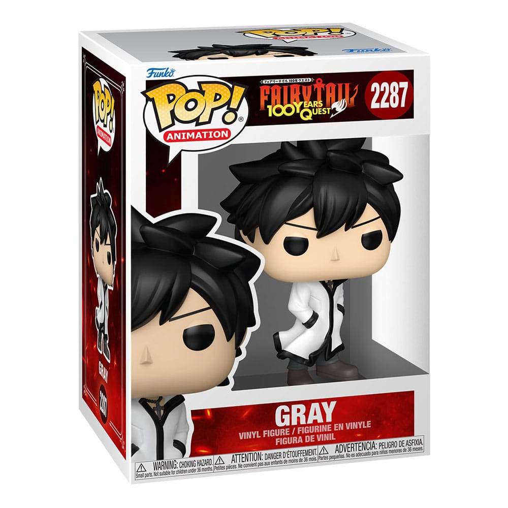 Fairy Tail 100 Year Quest POP! Animation Vinyl Figures Gray 9 cm – Sealed Case of 6 (with Chase chance)