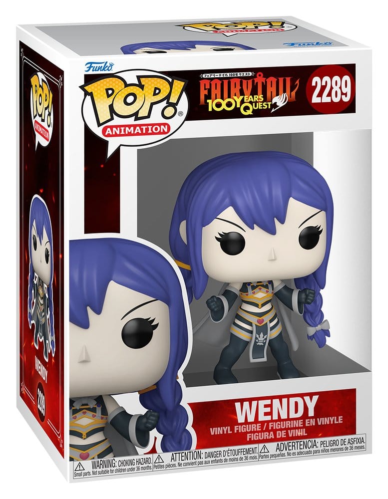 Funko Pop! Animation Wendy no. 2289 in Fairy Tail 100 Years Quest window box