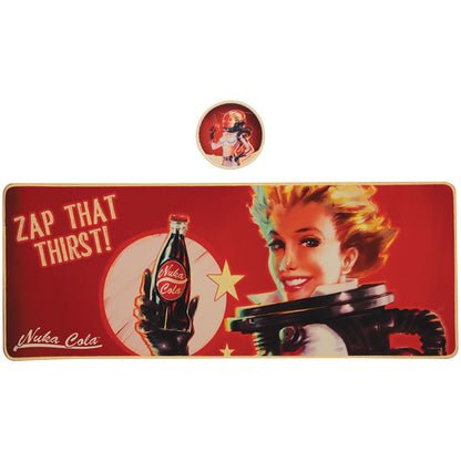 Fallout Nuka-Cola XL Desk Pad and Coaster Set - Loaded Dice
