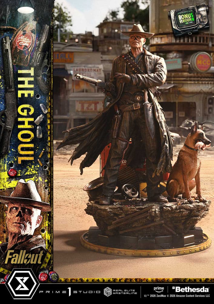 Fallout (TV Series) Real Elite Masterline Series Statue 1/4 The Ghoul DX Bonus Version 64 cm