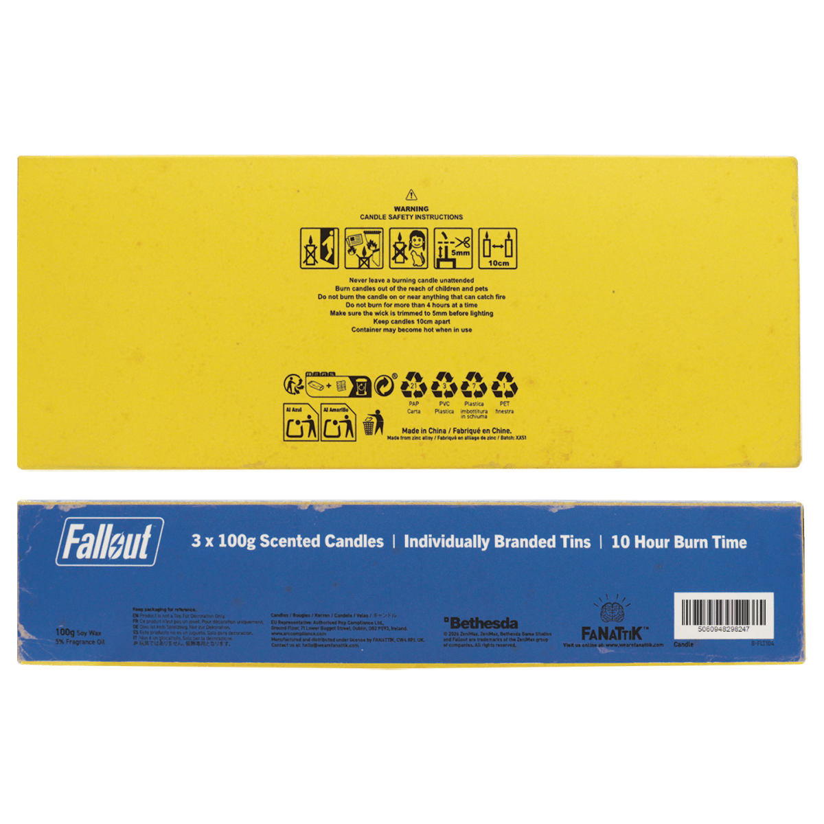 Fallout – Vault Dweller’s Scented Candle Set - Loaded Dice