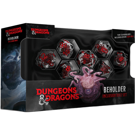 Fanroll - Dungeons & Dragons Resin Dice Set - Beholder - Loaded Dice