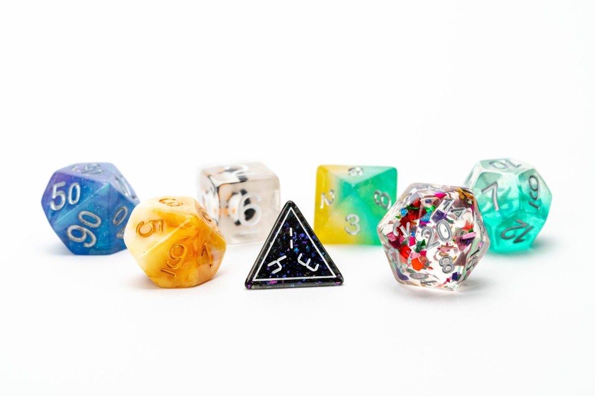Fanroll - Mystery Misfit Resin Polyhedral Dice Set - Loaded Dice