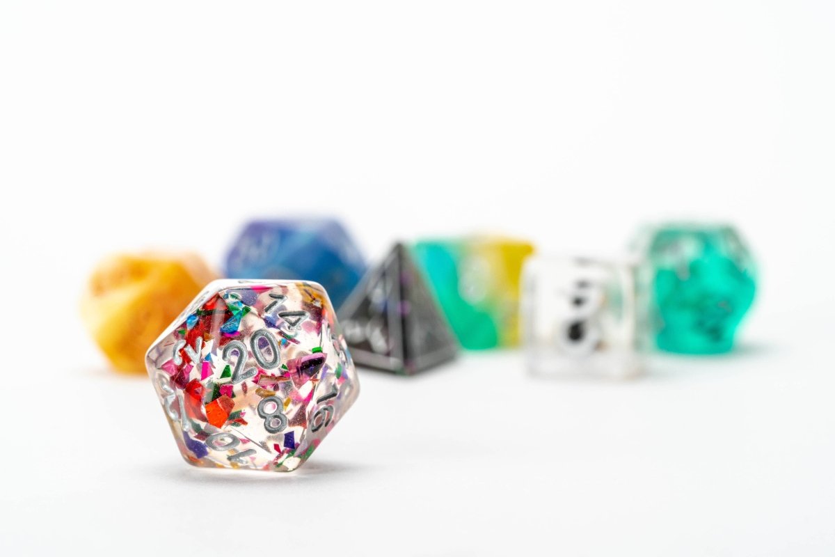 Fanroll - Mystery Misfit Resin Polyhedral Dice Set - Loaded Dice