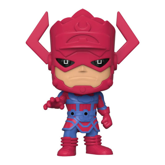 Funko Pop! Marvel Fantastic Four Galactus vinyl figure in his red and blue armour and helmet