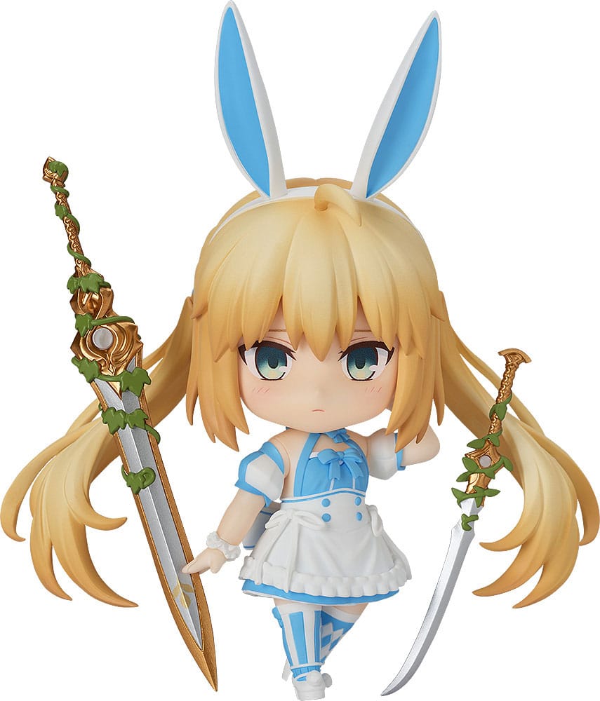 Altria Caster Berserker Nendoroid by Good Smile Company with bunny ears and both swords