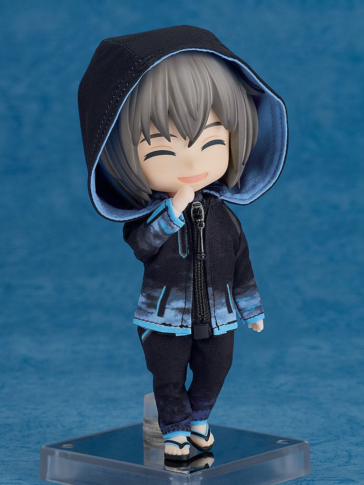 Oberon Moody Summer Ver. Nendoroid Doll with smiling eyes-closed face-plate
