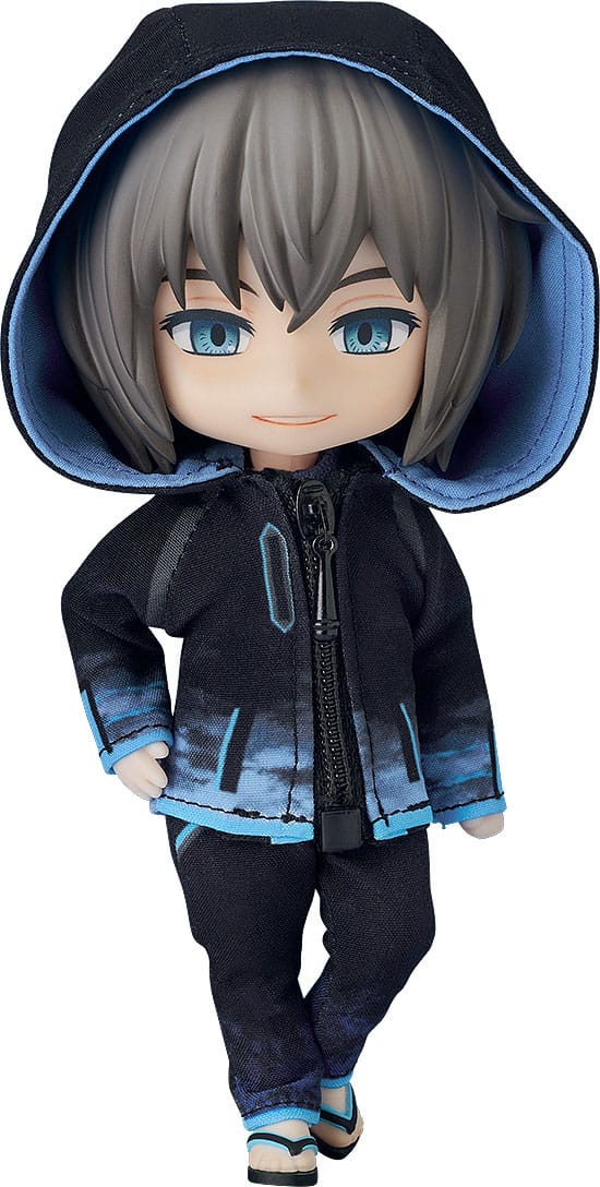 Moody Summer Oberon Nendoroid Doll by Good Smile Company in dark hoodie, Fate/Grand Order