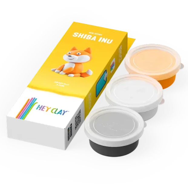 Hey Clay Dog Story - Shiba Inu (3 Cans) - Loaded Dice