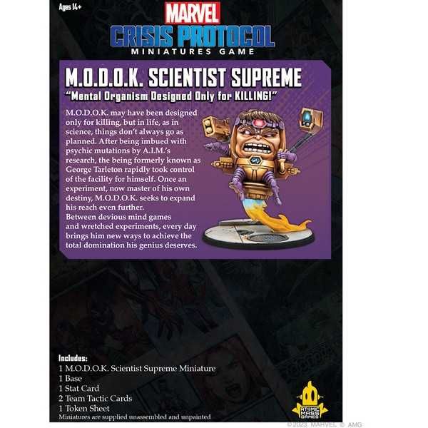Marvel Crisis Protocol: M.O.D.O.K. Scientist Supreme - Loaded Dice