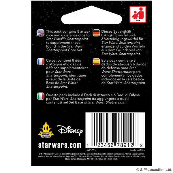 Star Wars Shatterpoint: Dice Pack - Loaded Dice