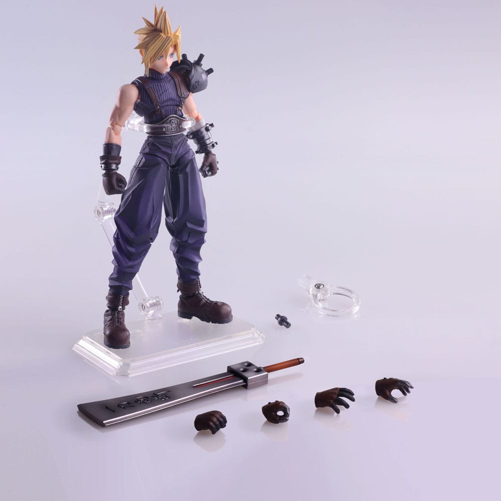 Final Fantasy VII Bring Arts Cloud Strife Hardedge Ver. 15cm - Loaded Dice