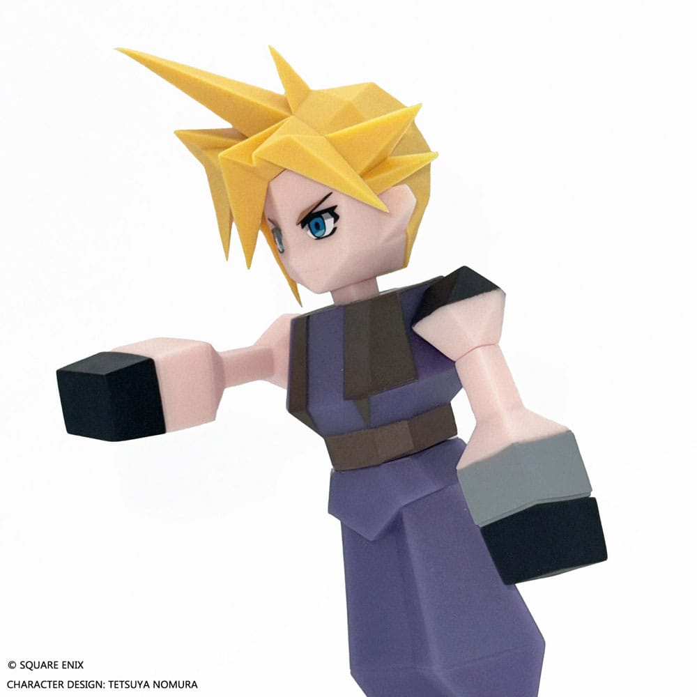 Final Fantasy VII Polygon Vinyl Figure Cloud Strife 15cm - Loaded Dice