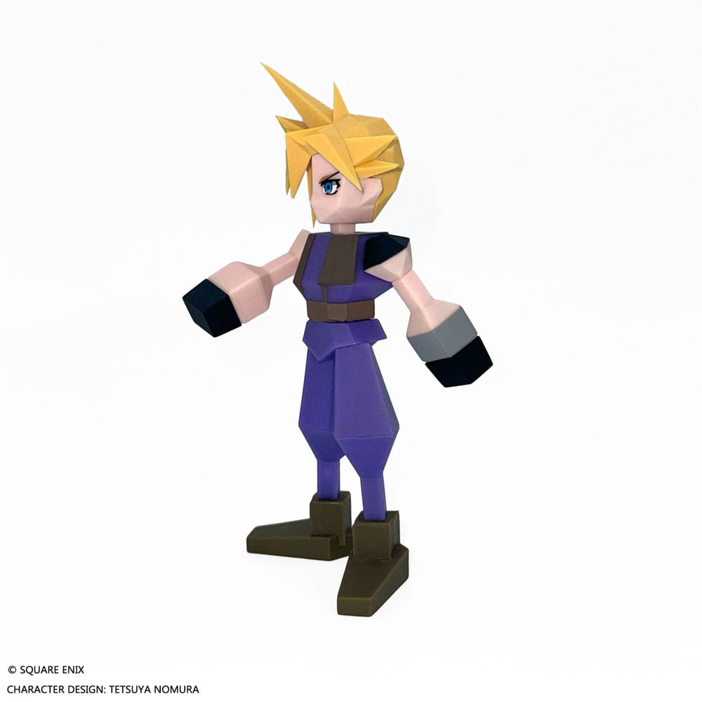 Final Fantasy VII Polygon Vinyl Figure Cloud Strife 15cm - Loaded Dice