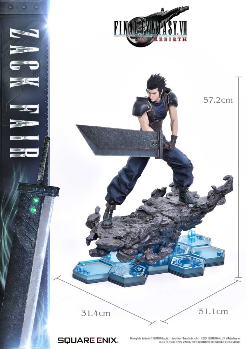 Final Fantasy VII Rebirth Statue 1/4 Zack Fair 57cm - Loaded Dice