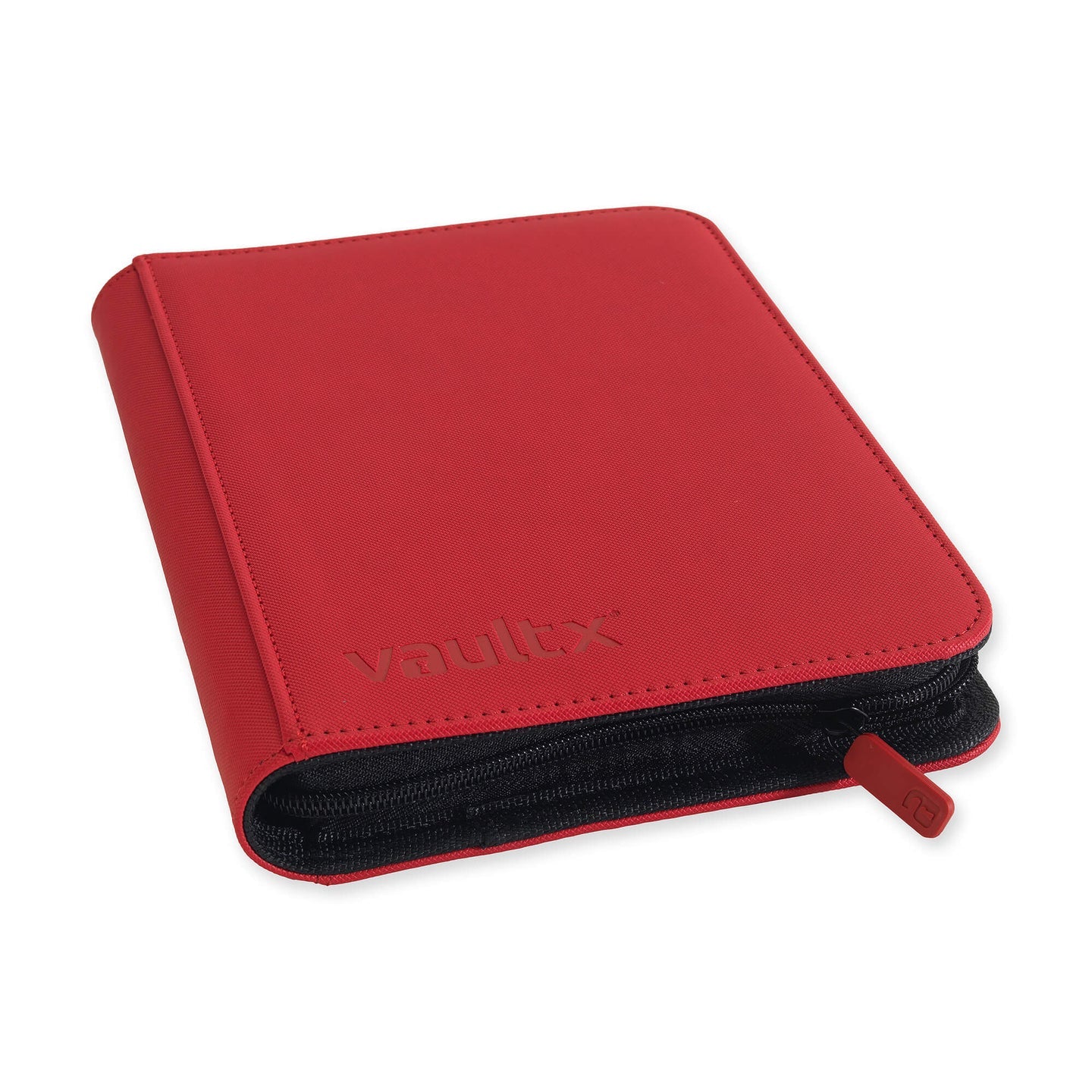 VaultX Exo-Tec Zip Binder - 4 Pocket - Red
