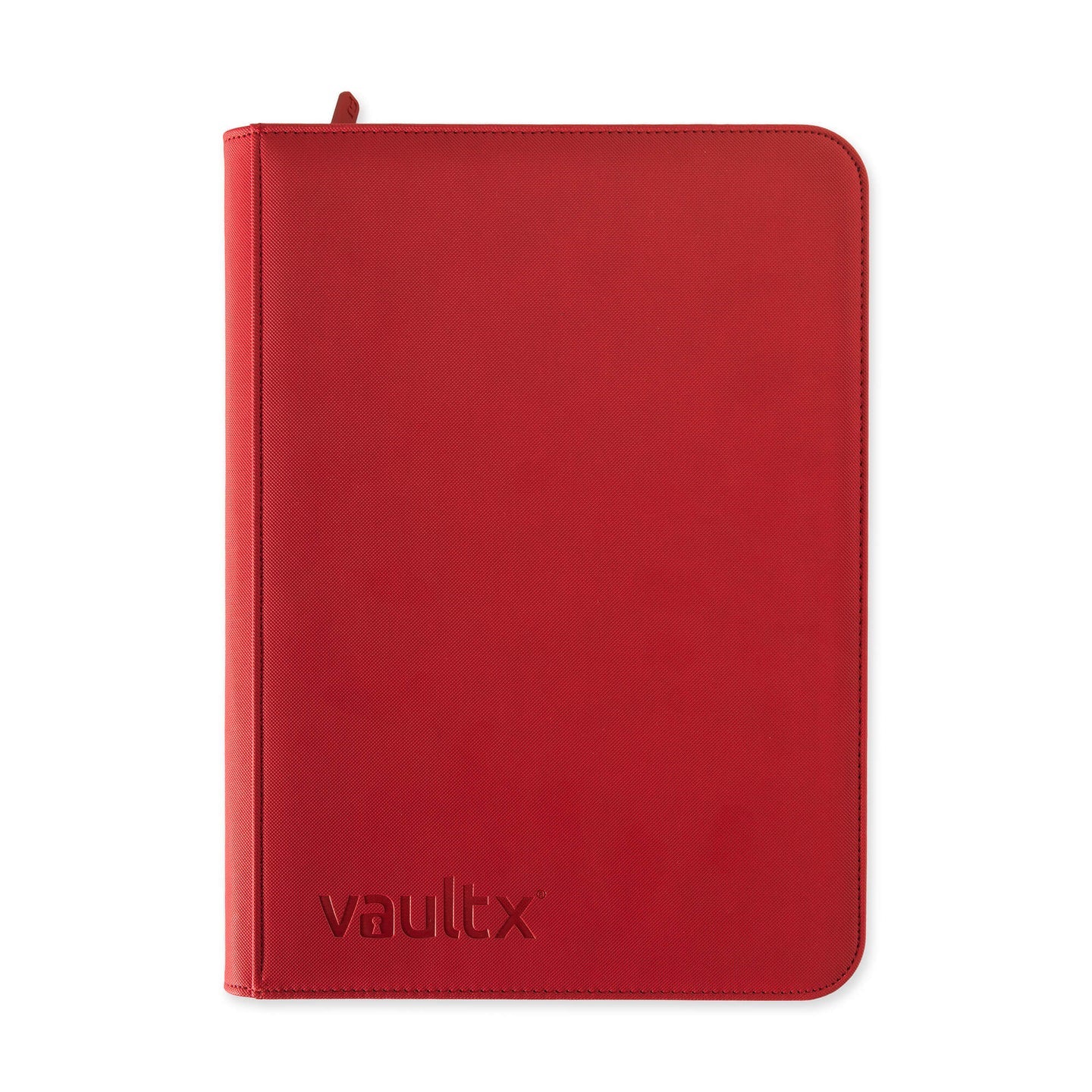 VaultX Exo-Tec Zip Binder - 9 Pocket - Red