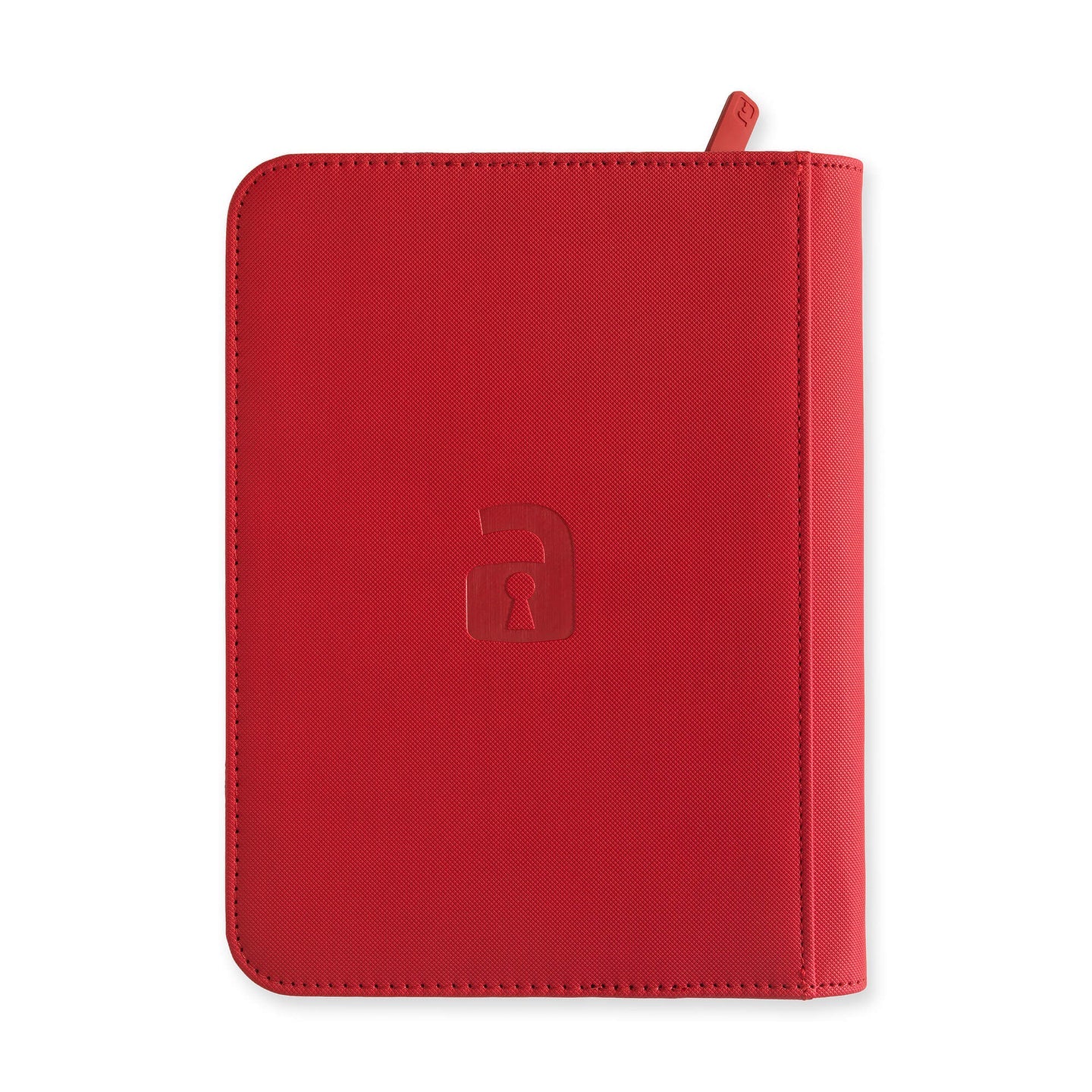 VaultX Exo-Tec Zip Binder - 4 Pocket - Red