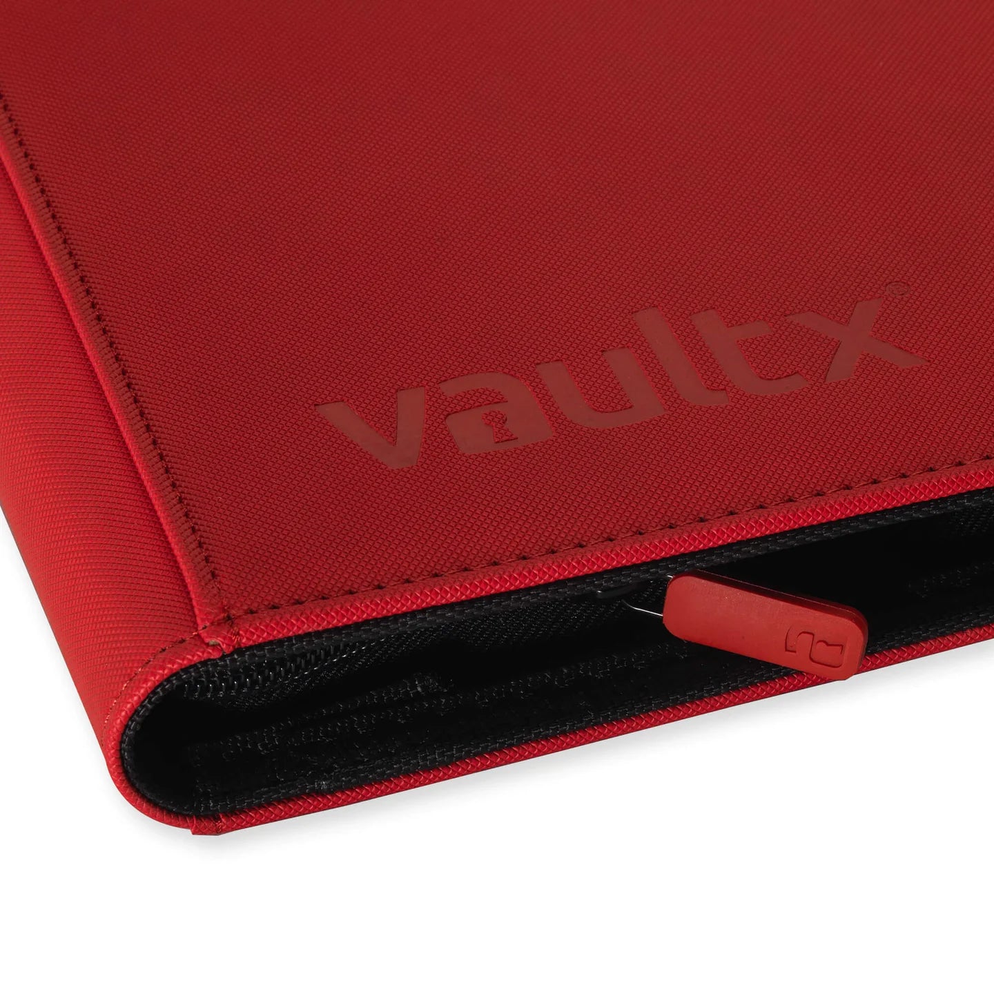 VaultX Exo-Tec Zip Binder - 9 Pocket - Red