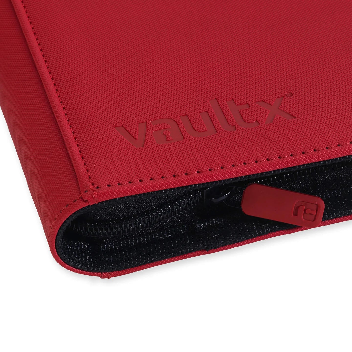 VaultX Exo-Tec Zip Binder - 4 Pocket - Red
