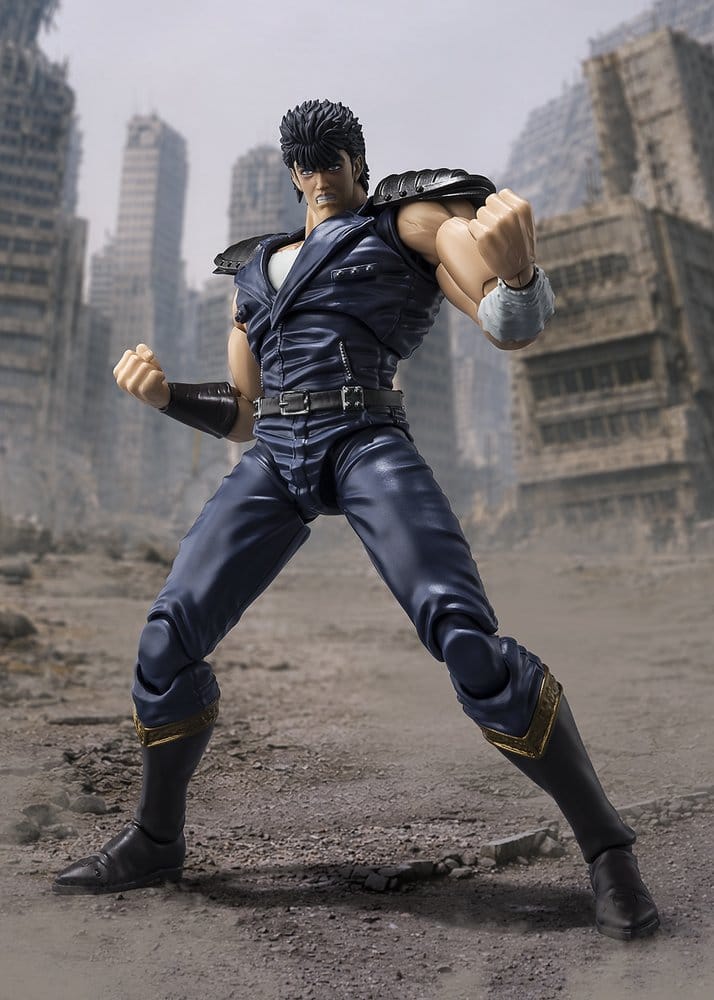 S.H.Figuarts Kenshiro figure with fists raised in a ready stance, front view