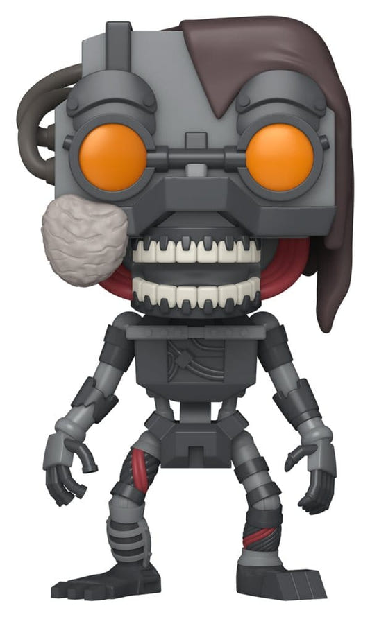 Five Nights at Freddy's Funko POP! Games The Mimic vinyl figure, a grey endoskeleton with orange eyes