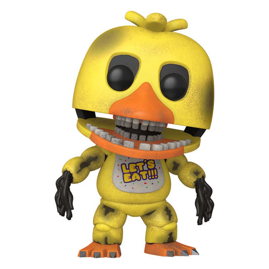 Funko Pop! Games Five Nights at Freddy's Withered Chica figure with Let's Eat bib