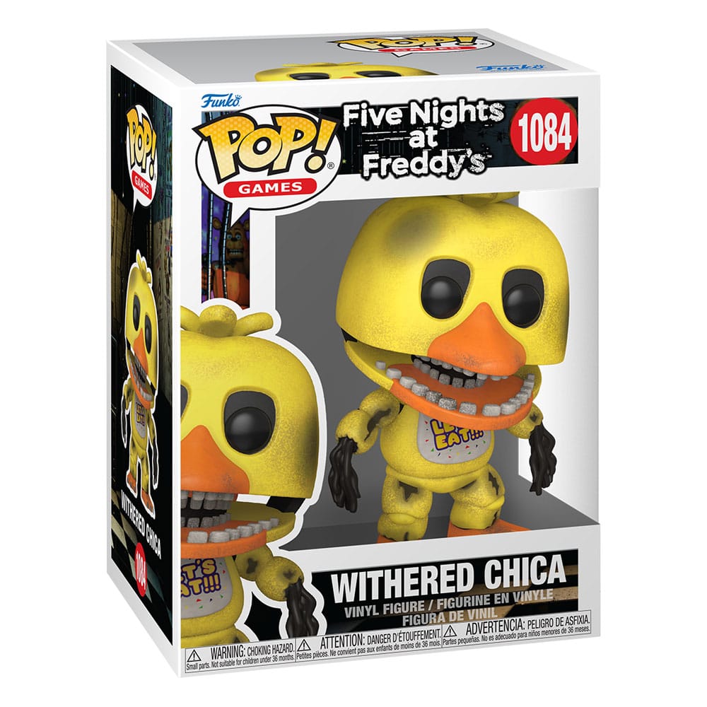 Funko Pop! Games Five Nights at Freddy's Withered Chica vinyl figure 1084 in its box