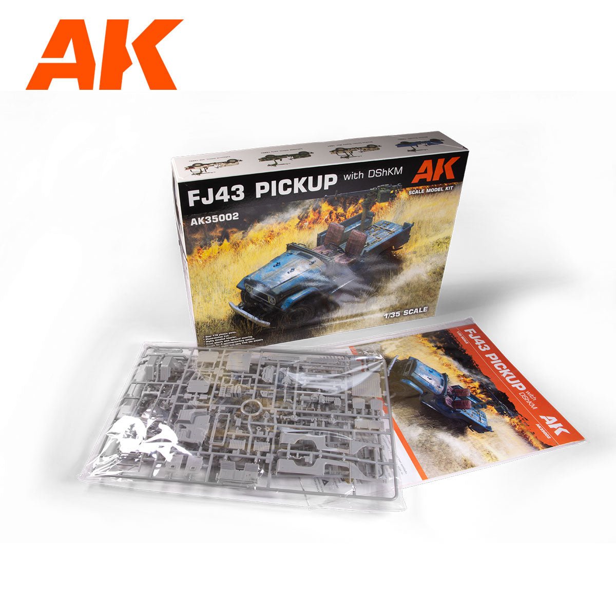FJ43 Pickup with DShKM 1/35 Scale - Loaded Dice