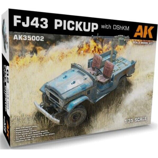 FJ43 Pickup with Dshkm 1/35 Scale plastic scale model kit