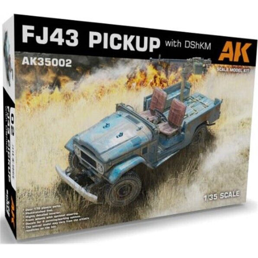 FJ43 Pickup with Dshkm 1/35 Scale plastic scale model kit