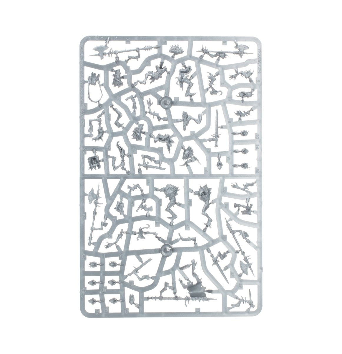 Flesh-eater Courts Cryptguard unpainted plastic sprue, frame 2 of 2