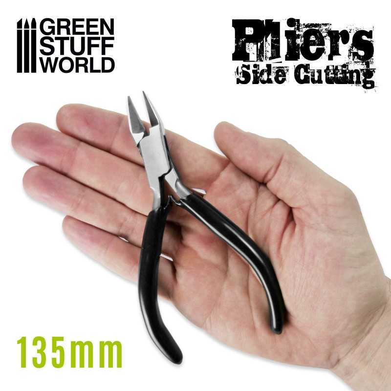 Green Stuff World Side Cutting Pliers - Black Handle 135cm - Loaded Dice