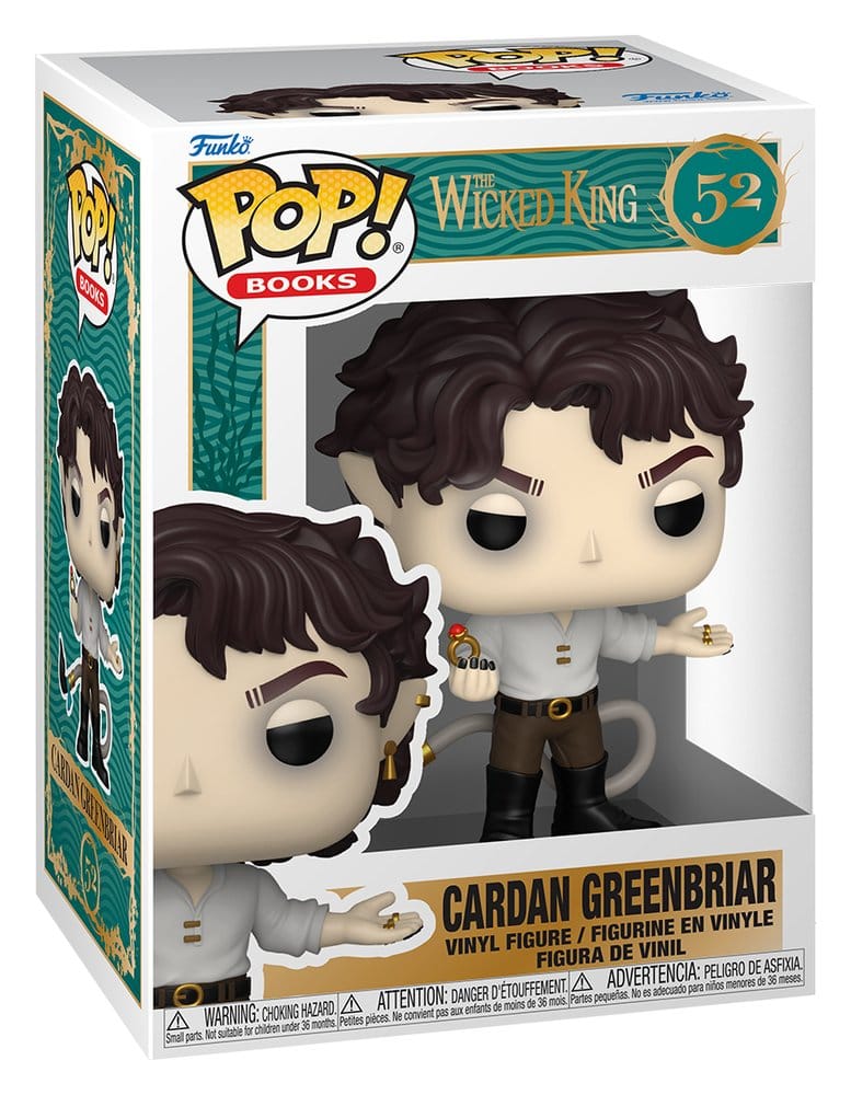 The Wicked King Funko Pop! Books Cardan Greenbriar 52 vinyl figure in its window box
