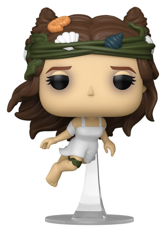 Funko Pop! Books Jude Duarte in a white dress and leafy crown on a clear stand, The Wicked King