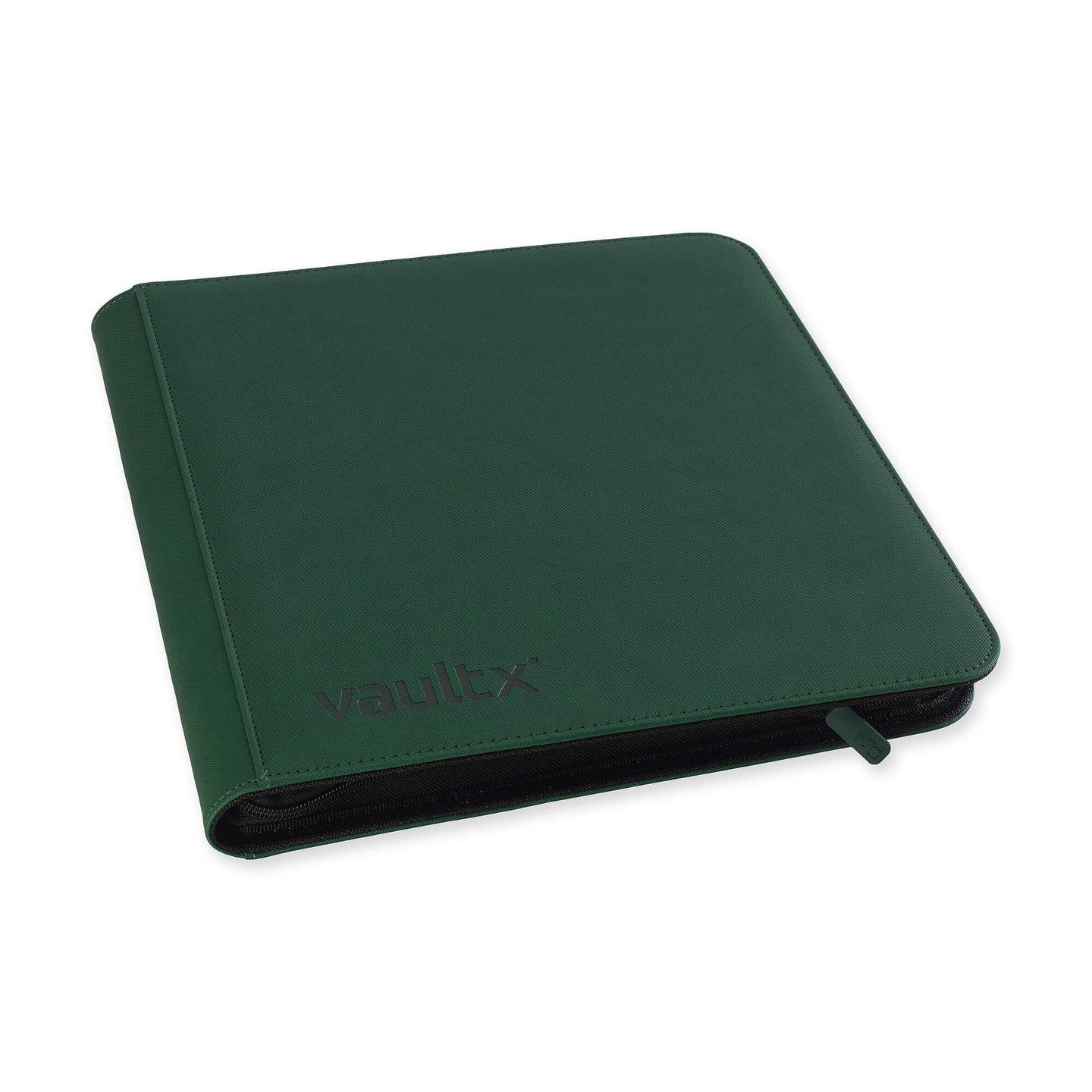 VaultX Exo-Tec Zip Binder - 12 Pocket - Green - Loaded Dice
