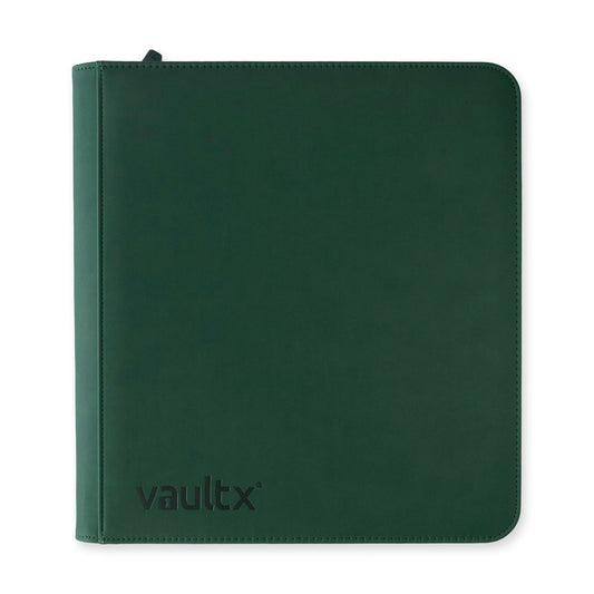 VaultX Exo-Tec Zip Binder - 12 Pocket XL - Green - Loaded Dice