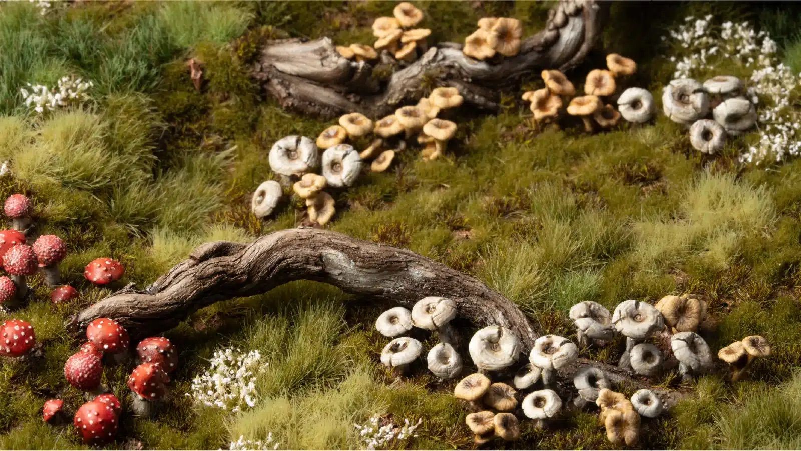 Gamers Grass Basing Bits - Forest Mushrooms - Loaded Dice