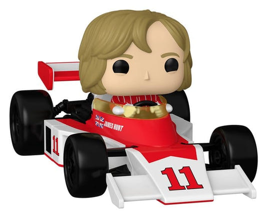 Funko Pop! Rides James Hunt in the 1976 McLaren M23D number 11 Formula 1 car, out of box