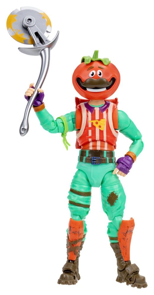Fortnite Legendary Series Tomatohead action figure holding a pizza cutter pickaxe