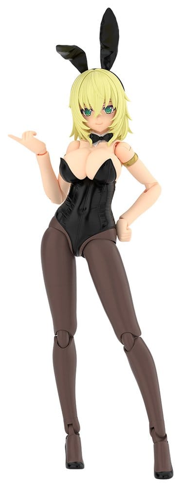Kotobukiya Frame Arms Girl Durga Bunny Style model kit, front view on white background