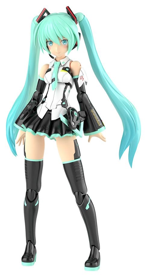 Kotobukiya Frame Music Girl Hatsune Miku 1/6 scale model kit, front view on white background