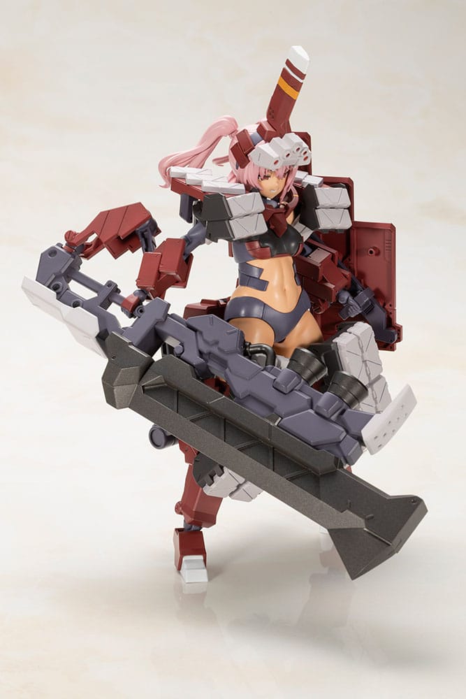 Frame Arms Girl Kagutsuchi-Otsu Fencer lunging with blade, three-quarter view