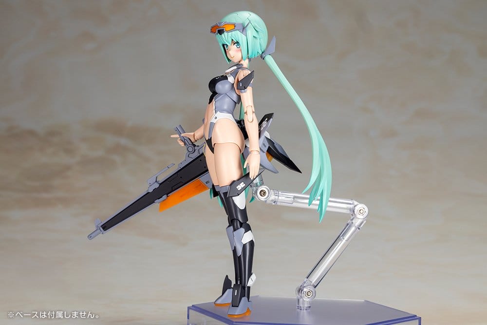 Stylet Swimsuit Low Visibility Ver. side angle with rifle, Kotobukiya Frame Arms Girl kit
