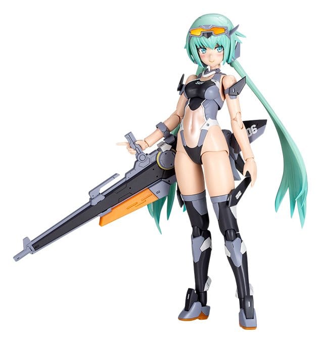 Kotobukiya Frame Arms Girl Stylet Swimsuit Low Visibility Ver. with smart gun, white background