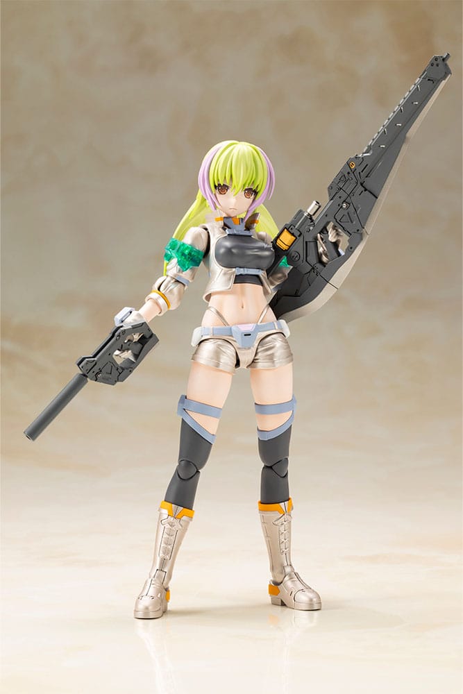Wilber Nine Beryl Armor Custom unarmoured with pistol and blade on shoulder, Frame Arms Girl