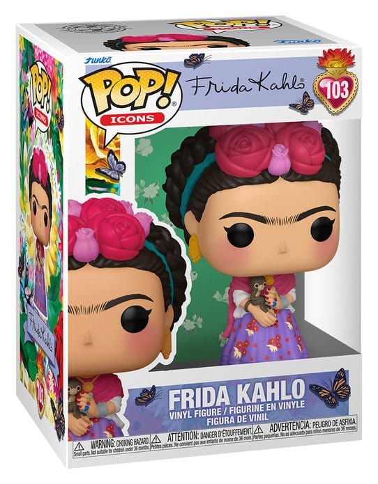 Funko Pop! Icons Frida Kahlo 103 vinyl figure in its window box