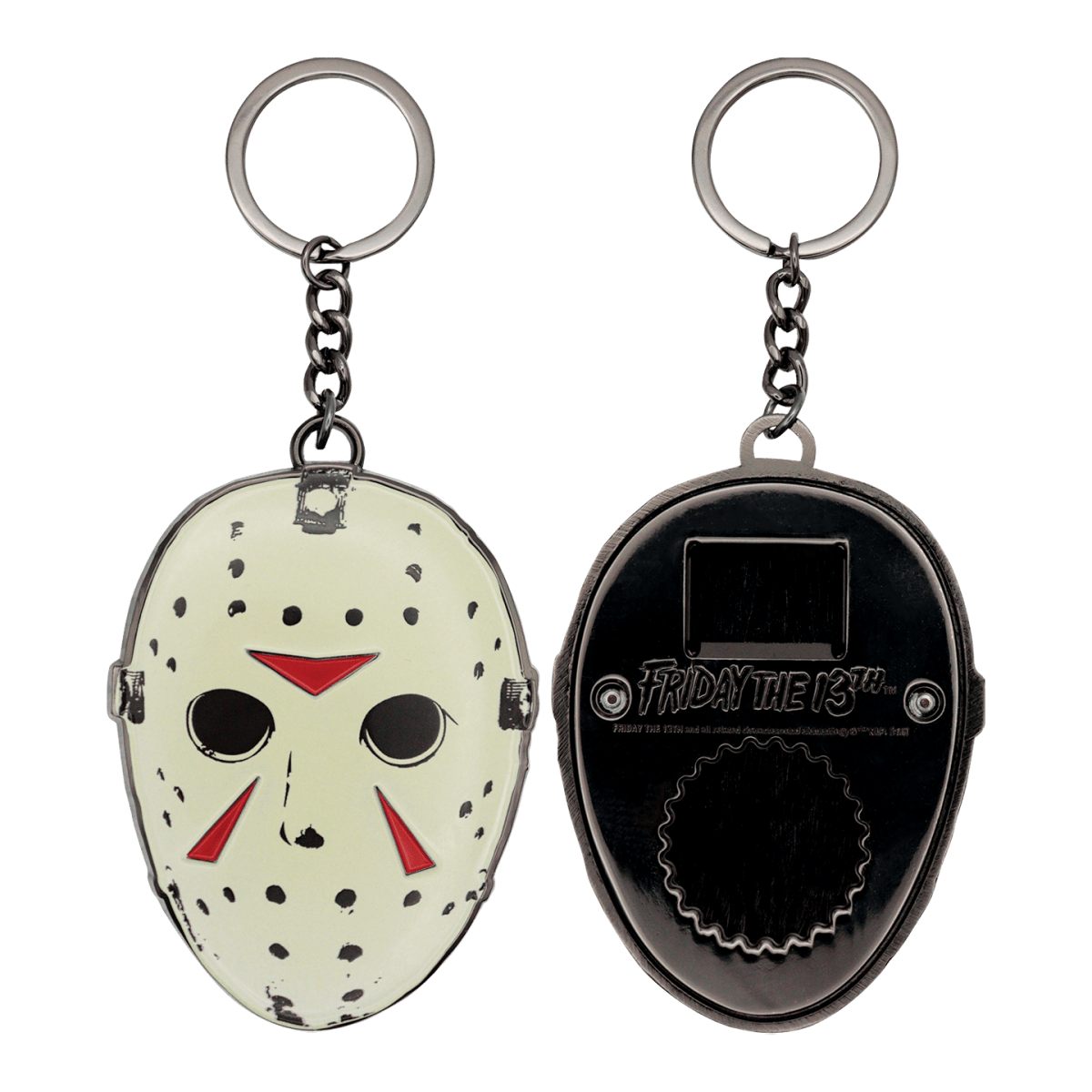 Friday the 13th – Hockey Mask Bottle Opener Keyring - Loaded Dice