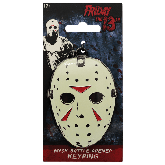 Friday the 13th – Hockey Mask Bottle Opener Keyring - Loaded Dice